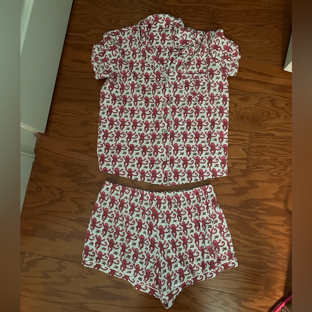 Roller Rabbit Monkey Polo Pajamas